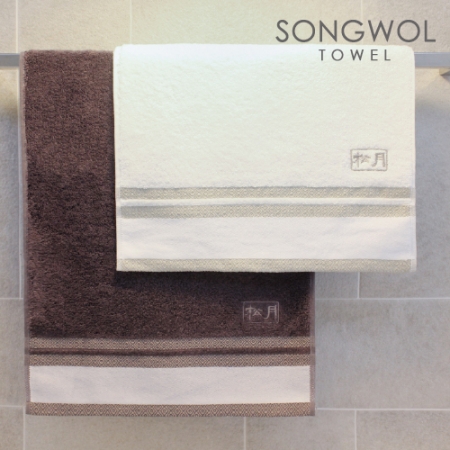 송월 3매입 세트) SWU 3단 모던체크 우산+ 노을 MJ 타올 #9