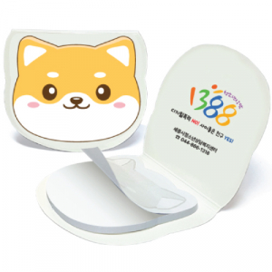 점착메모지 강아지 얼굴형 모양형