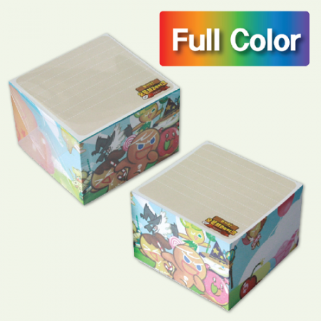 [풀컬러] 큐브형 측면 전사 점착메모지 75x75 500매 #2