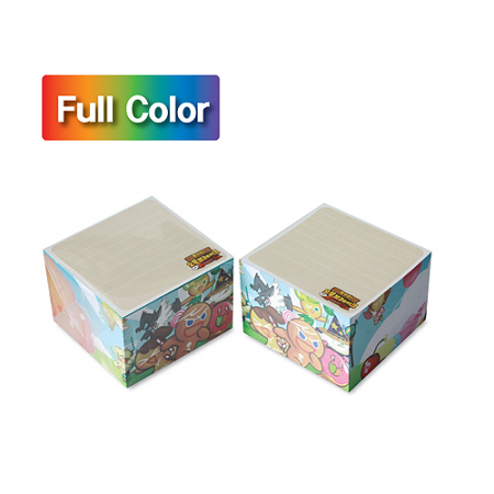 [풀컬러] 큐브형 측면 전사 점착메모지 75x75 500매 #3