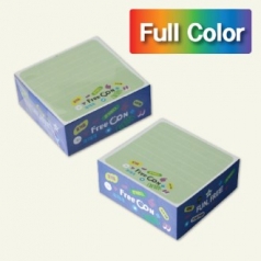 [풀컬러] 큐브형 측면 전사 점착메모지 75x75 300매