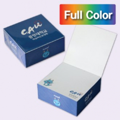 [풀컬러] 커버형 측면 전사 점착메모지 75x75 300매
