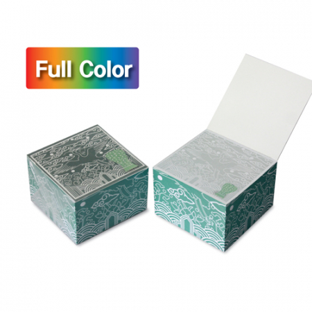 [풀컬러] 커버형 측면 전사 점착메모지 75x75 500매 #3