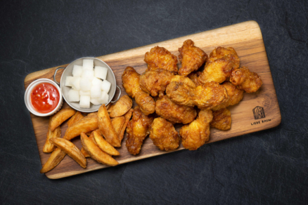 [리베바움] 티크원목 플레이팅도마 서빙3 - 각인 #3