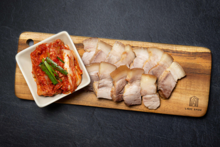 [리베바움] 티크원목 플레이팅도마 서빙2-각인 #2