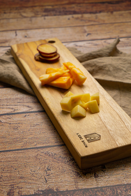 [리베바움] 티크원목 플레이팅도마 서빙1-각인 #3