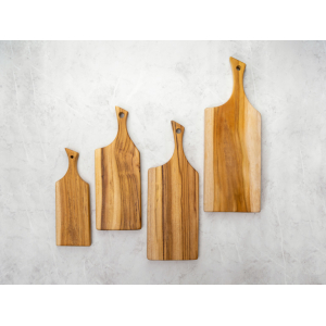 [리베바움] 티크원목 플레이팅 도마 엣지 3 - 각인