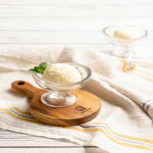 [리베바움] 티크목 플레이팅도마 라운드1-각인