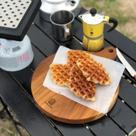 [리베바움] 티크목 플레이팅도마 라운드2 - 각인 #3