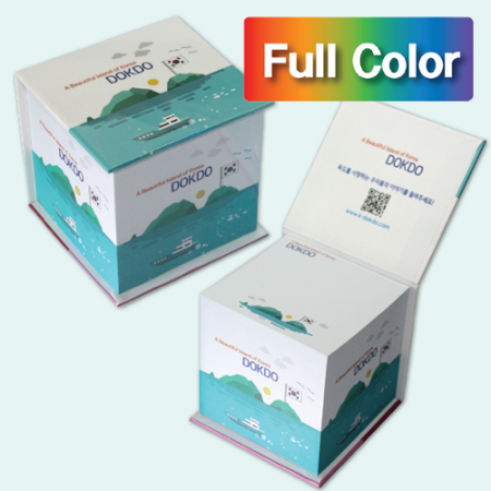 [풀컬러] 양장하드커버형 측면 전사 점착메모지 81x78 750매 #2