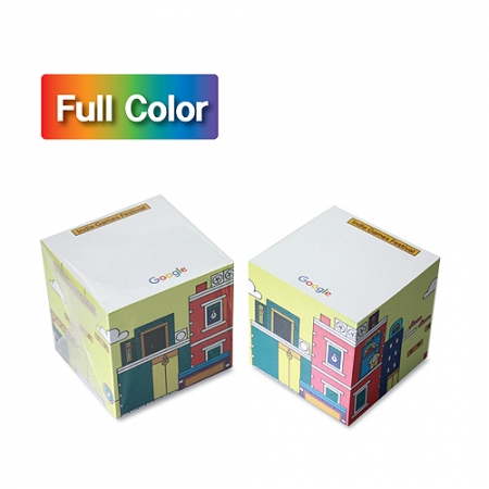 [풀컬러] 큐브형 측면 전사 점착메모지 75x75 750매 #3