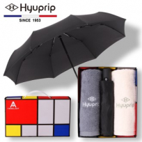 협립 3단 모던 완전 자동우산 +호텔 코마 170타올 2P 우산타올세트