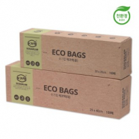 EK 저탄소 친환경 인증 깔끔 보관 에코백 대형 KB056