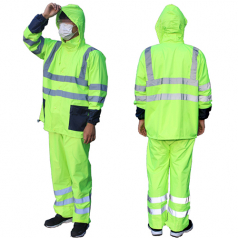 TK 고급 작업용 형광 상하 우의 (R6923-1)