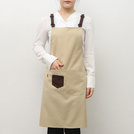 배색 포켓 앞치마, 남자 여자 단체 행사 H형 #4