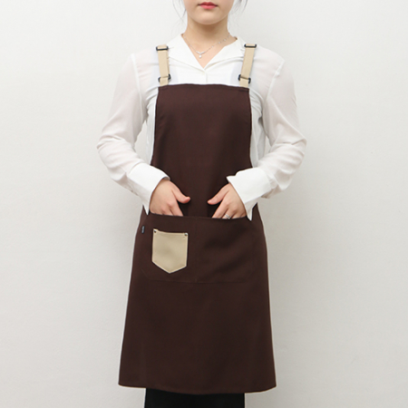 배색 포켓 앞치마, 남자 여자 단체 행사 H형 #3