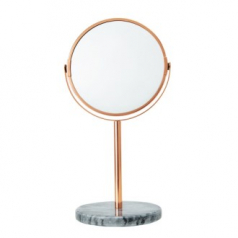 에코라이프 북유럽풍 VIP 대리석 원형 탁상거울 CBH354