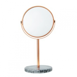 에코라이프 북유럽풍 VIP 대리석 원형 탁상거울 CBH354