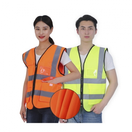 에코라이프 그리드 반사 메쉬 망사 조끼 CBH390 #2