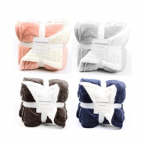 에코라이프 양털 휴대용 담요 중 (127*152) CBH482