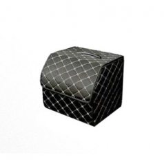 카테크 가죽 트렁크 정리함 차박 수납 박스 폴딩 박스 (소) CBH511