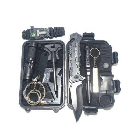 네이쳐 10in1 다기능 SOS 캠핑 야외 생존 키트 CBH544 #2