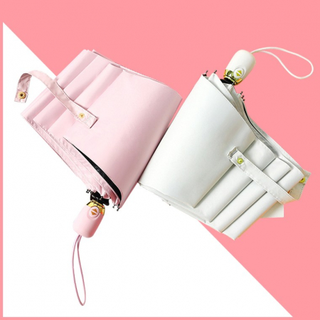 마카롱 파스텔 자외선 차단 암막 완전자동 양우산 #2