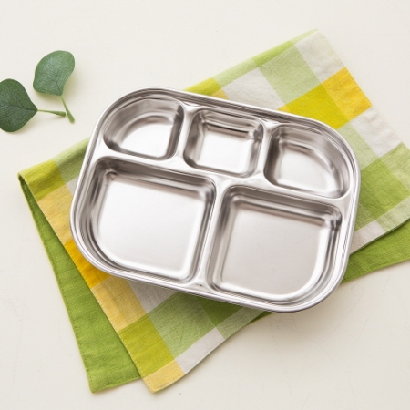 국내제조 스테인레스 304 5구식판 (소) #2