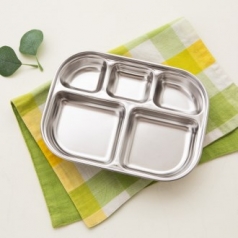 국내제조 스테인레스 304 5구식판 (소)