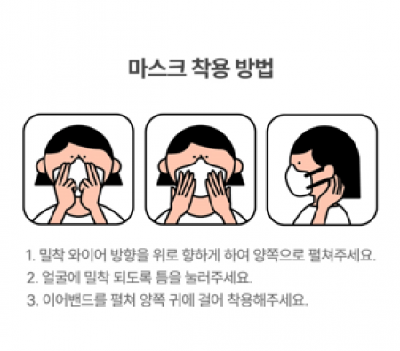 전사인쇄 마스크 (흑 / 백) [컬러인쇄] #5