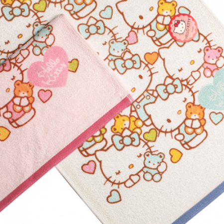 헬로키티 하트 매직 나염타올 MJ 36x77cm #4