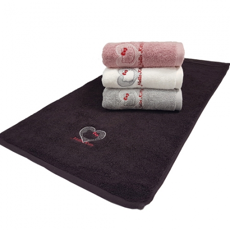 헬로키티 페이스 매직 자수타올 MJ 40x78cm #4