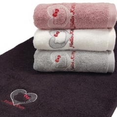 헬로키티 페이스 매직 자수타올 MJ 40x78cm