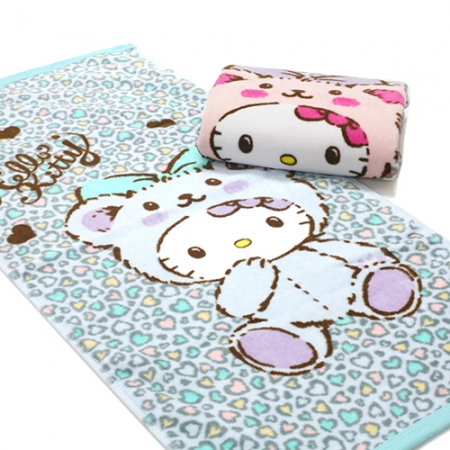 헬로키티 매직 레오파드 타올 MJ 38x78cm #3