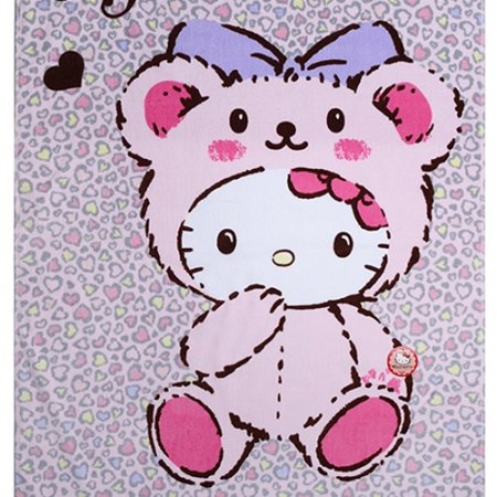 헬로키티 매직 레오파드 바스타올 MJ 76x150cm #4