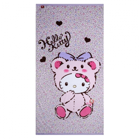헬로키티 매직 레오파드 바스타올 MJ 76x150cm #6