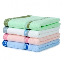 까르방 매직 나뭇잎 타올 MJ 40x80cm