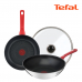작은이미지: 테팔 에디션 레드 인덕션 프라이팬 28cm + 궁중팬 28cm + 유리뚜껑 #3