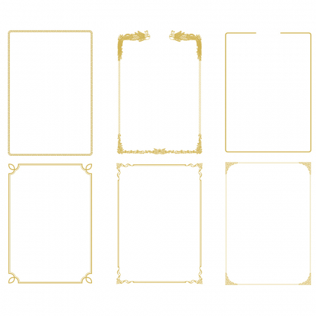 세우세 상장용지 금박테두리 8종 #2