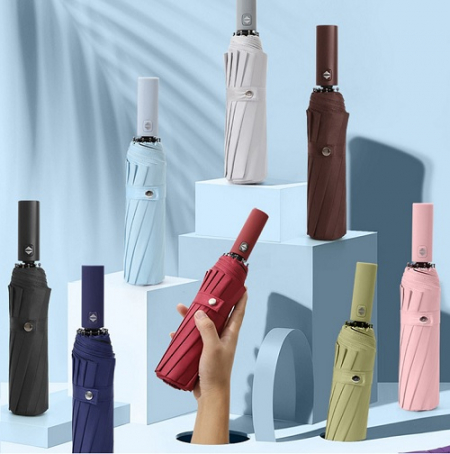 3단 완전자동 암막 양우산 - 무지톤 #2