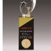 작은이미지: 금속크리스탈 실버 별 골프 트로피 120 #4