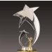 작은이미지: 금속크리스탈 실버 별 골프 트로피 120 #3