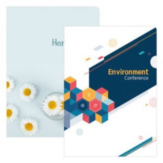 L자종이화일 (L홀더) 고급형 / 독판 / 주문제작