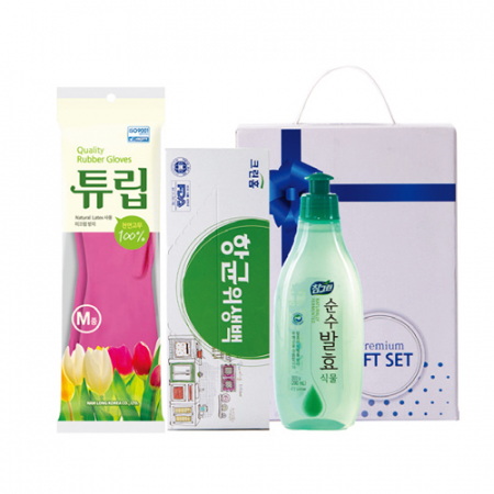 주방 3종선물세트_위생백&고무장갑&세제 #3