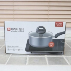 에코키친 세라믹 냄비 18cm 편수 KB372