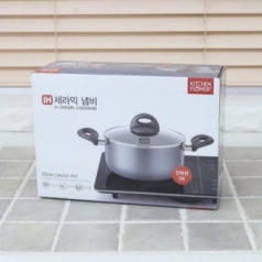 에코키친 세라믹 냄비 22cm 양수 KB374
