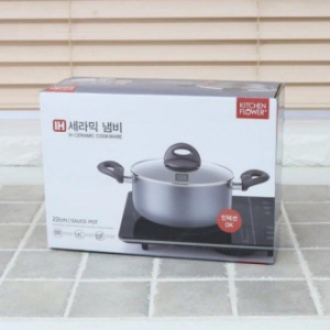 에코키친 세라믹 냄비 22cm 양수 KB374