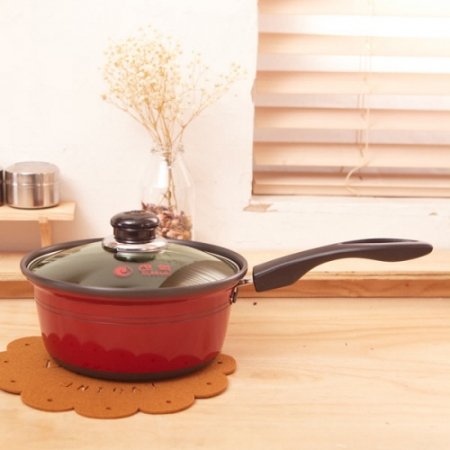에코키친 컬러풀 냄비 레드 20cm 편수 KB379 #2