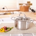 작은이미지: 에코키친 스텐 냄비 18cm 양수 KB392 #2