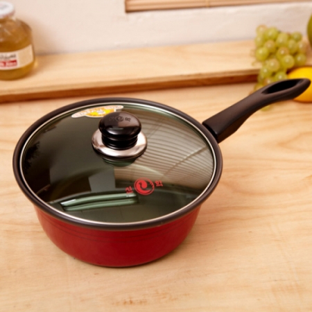 에코키친 컬러풀 냄비 레드 22cm 편수 KB394 #2